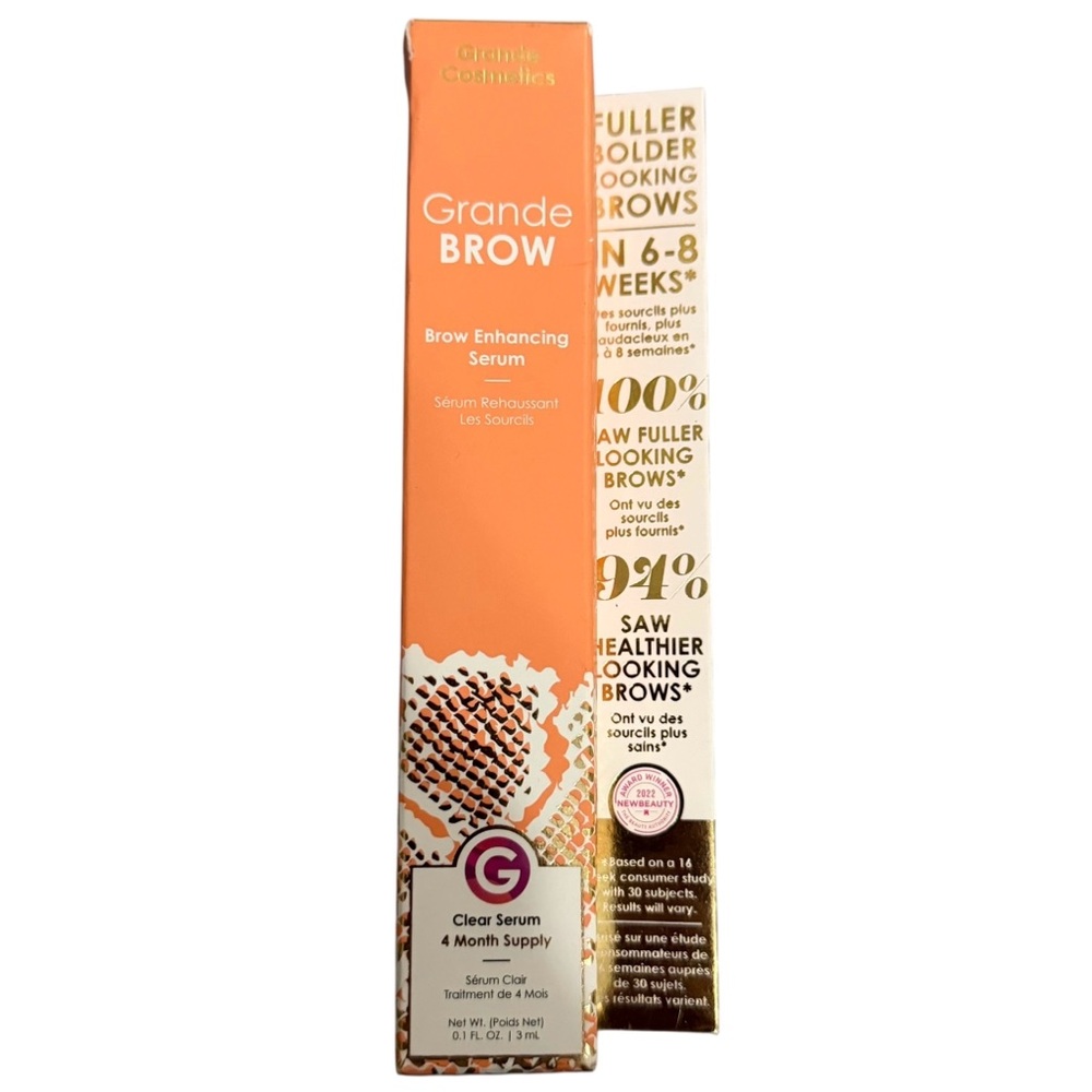 Grande Cosmetics/GrandeBROW/Brow Enhancing Serum/0.1 Fl Oz (Pack of 1) - Picture 2 of 12